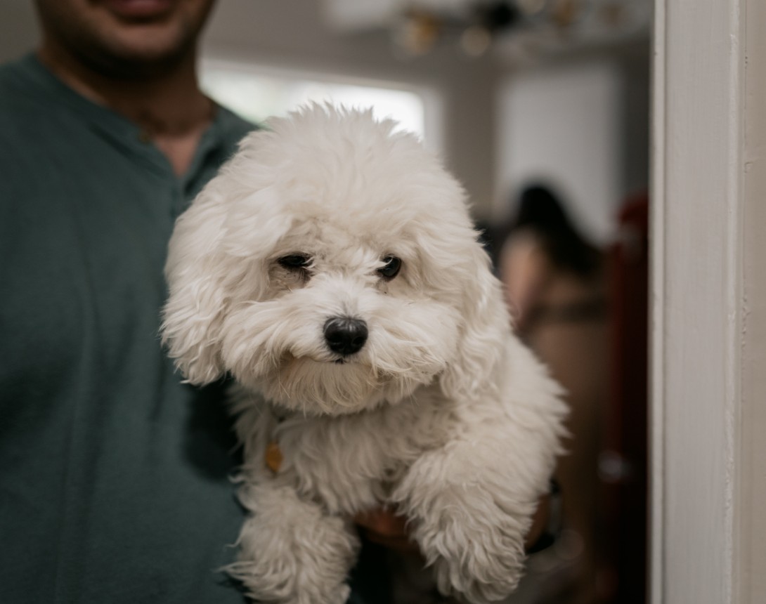 Patient holding coconut